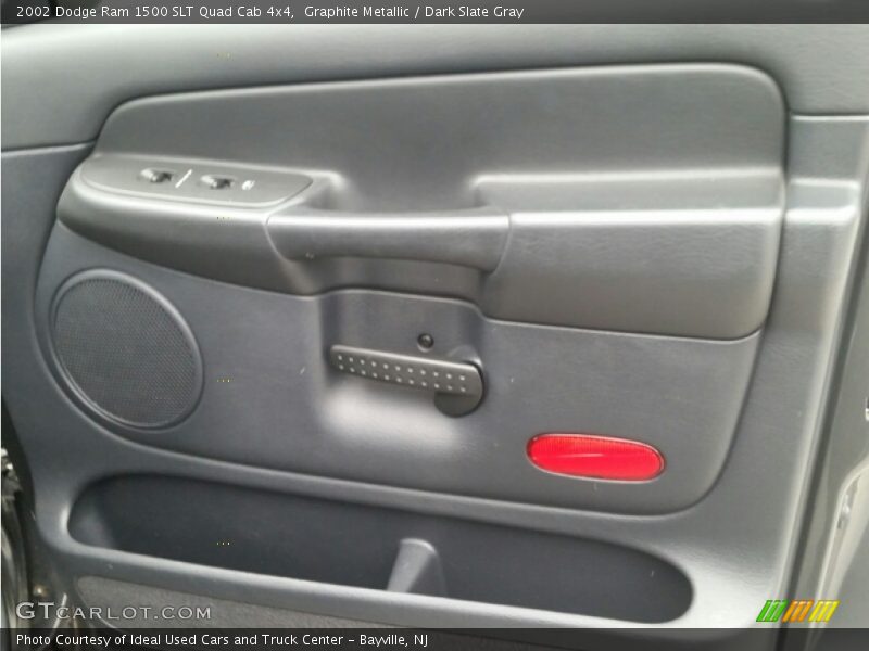 Graphite Metallic / Dark Slate Gray 2002 Dodge Ram 1500 SLT Quad Cab 4x4