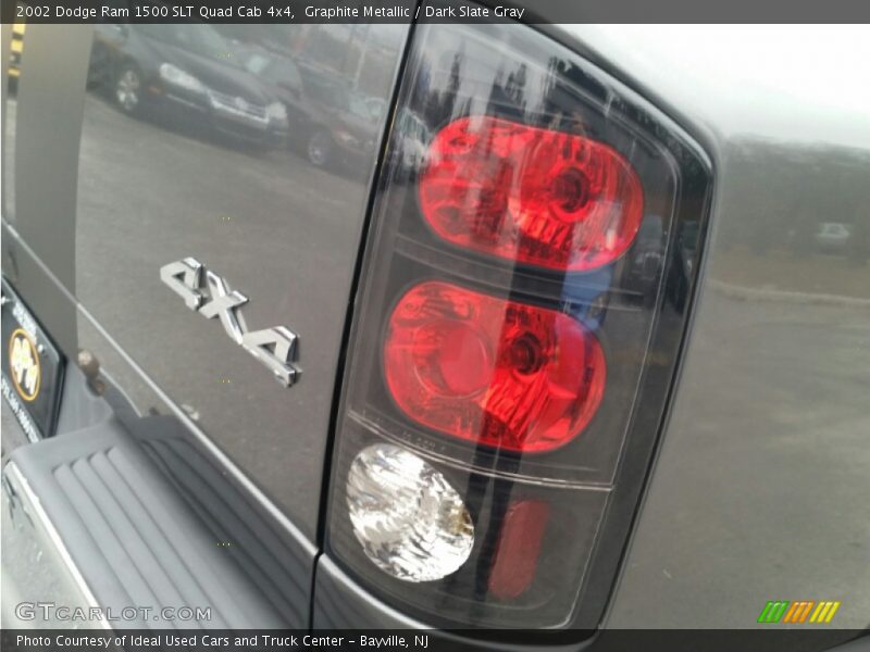 Graphite Metallic / Dark Slate Gray 2002 Dodge Ram 1500 SLT Quad Cab 4x4