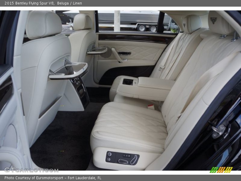 Rear Seat of 2015 Flying Spur V8