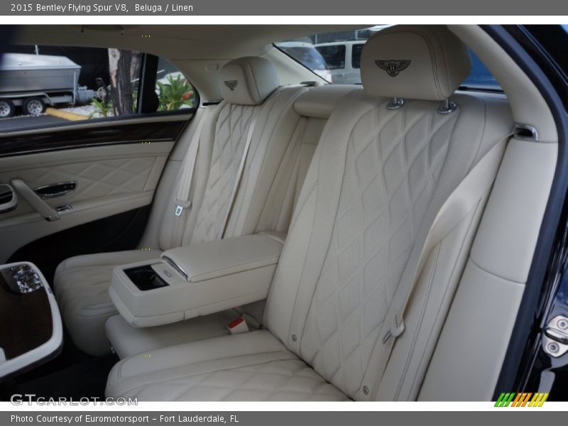 Rear Seat of 2015 Flying Spur V8