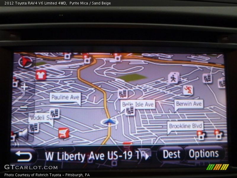 Pyrite Mica / Sand Beige 2012 Toyota RAV4 V6 Limited 4WD