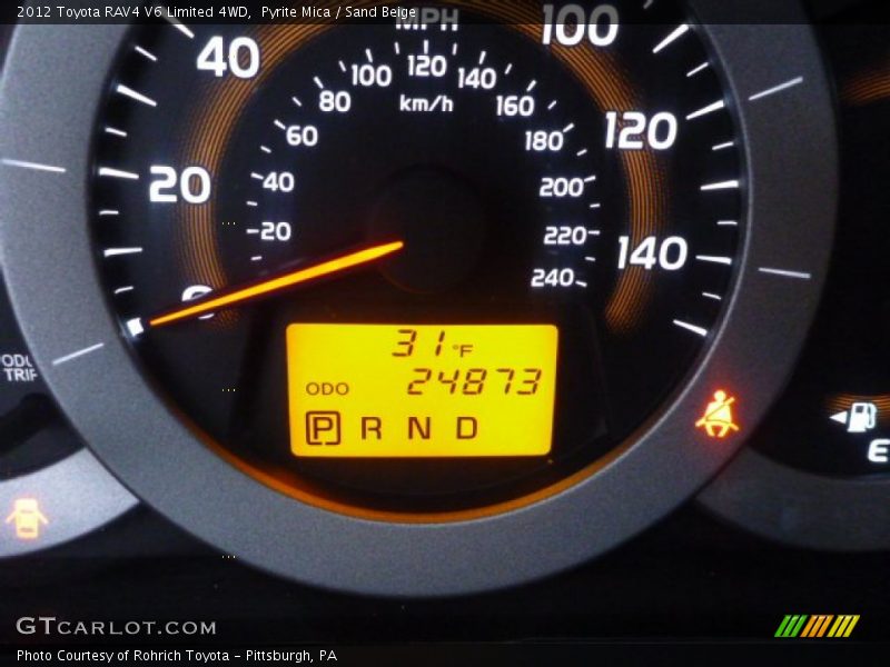 Pyrite Mica / Sand Beige 2012 Toyota RAV4 V6 Limited 4WD