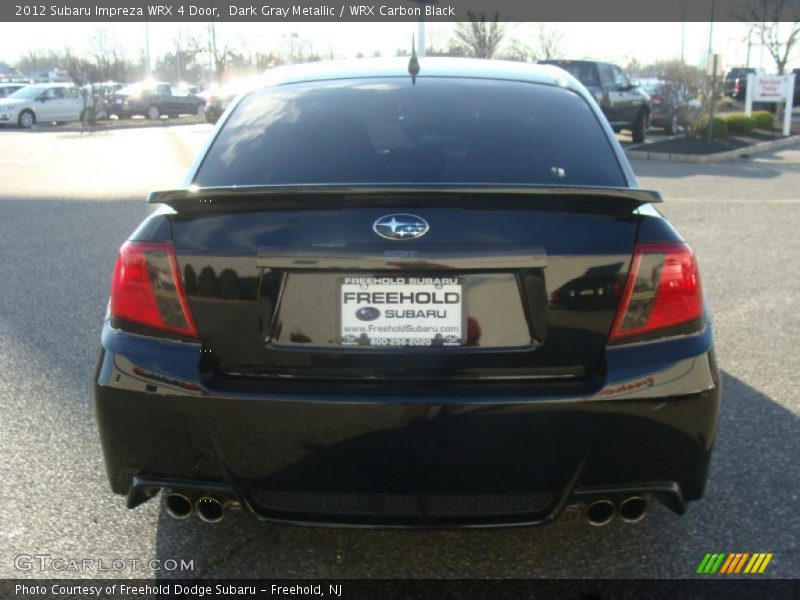 Dark Gray Metallic / WRX Carbon Black 2012 Subaru Impreza WRX 4 Door