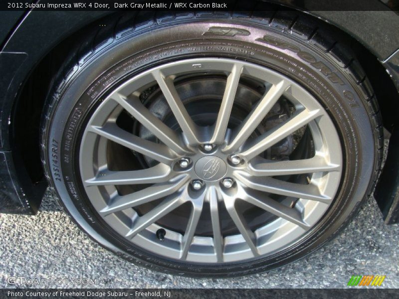 Dark Gray Metallic / WRX Carbon Black 2012 Subaru Impreza WRX 4 Door