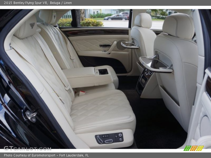 Rear Seat of 2015 Flying Spur V8