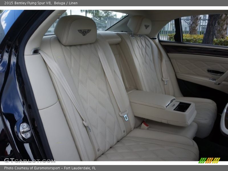Rear Seat of 2015 Flying Spur V8