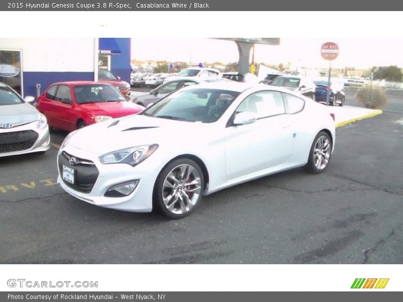 Casablanca White / Black 2015 Hyundai Genesis Coupe 3.8 R-Spec