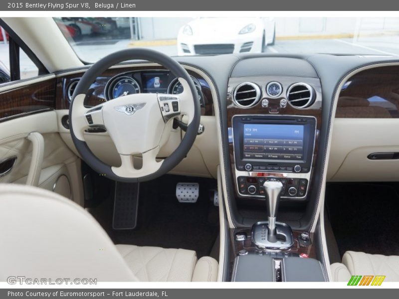 Dashboard of 2015 Flying Spur V8