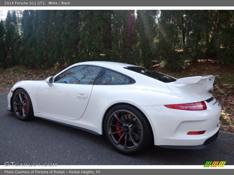 White / Black 2014 Porsche 911 GT3