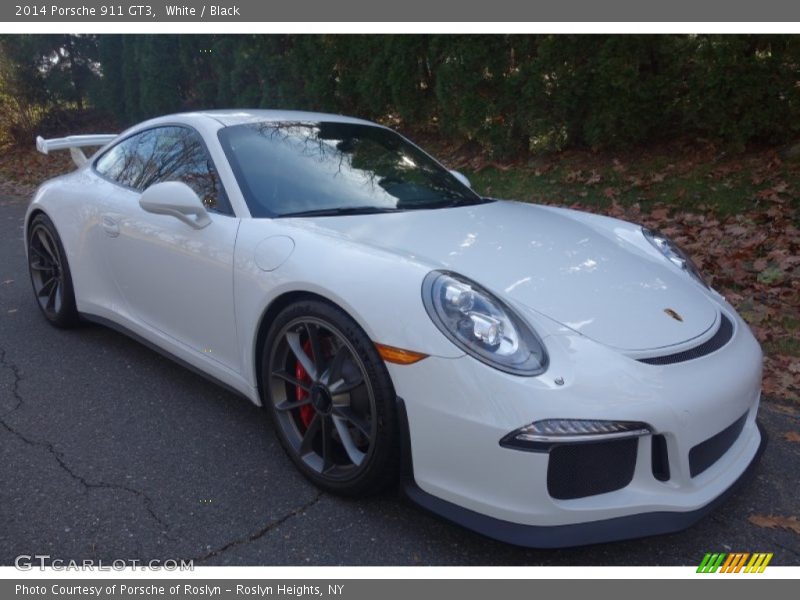 White / Black 2014 Porsche 911 GT3