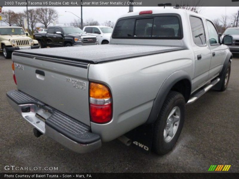 Lunar Mist Silver Metallic / Charcoal 2003 Toyota Tacoma V6 Double Cab 4x4