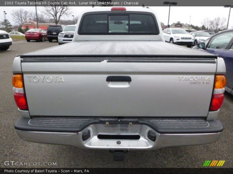 Lunar Mist Silver Metallic / Charcoal 2003 Toyota Tacoma V6 Double Cab 4x4