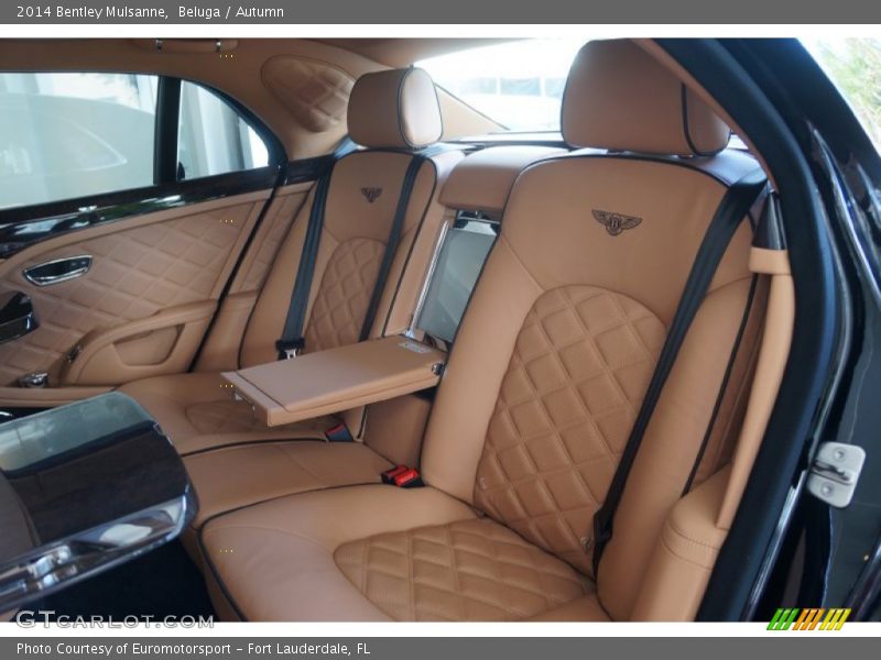 Rear Seat of 2014 Mulsanne 