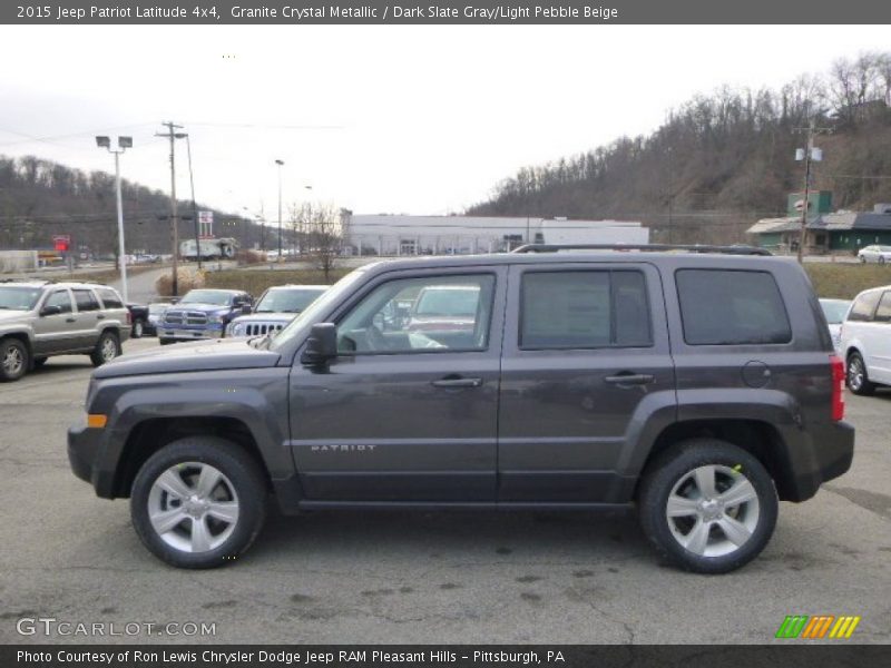 Granite Crystal Metallic / Dark Slate Gray/Light Pebble Beige 2015 Jeep Patriot Latitude 4x4