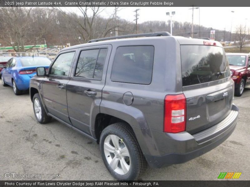 Granite Crystal Metallic / Dark Slate Gray/Light Pebble Beige 2015 Jeep Patriot Latitude 4x4