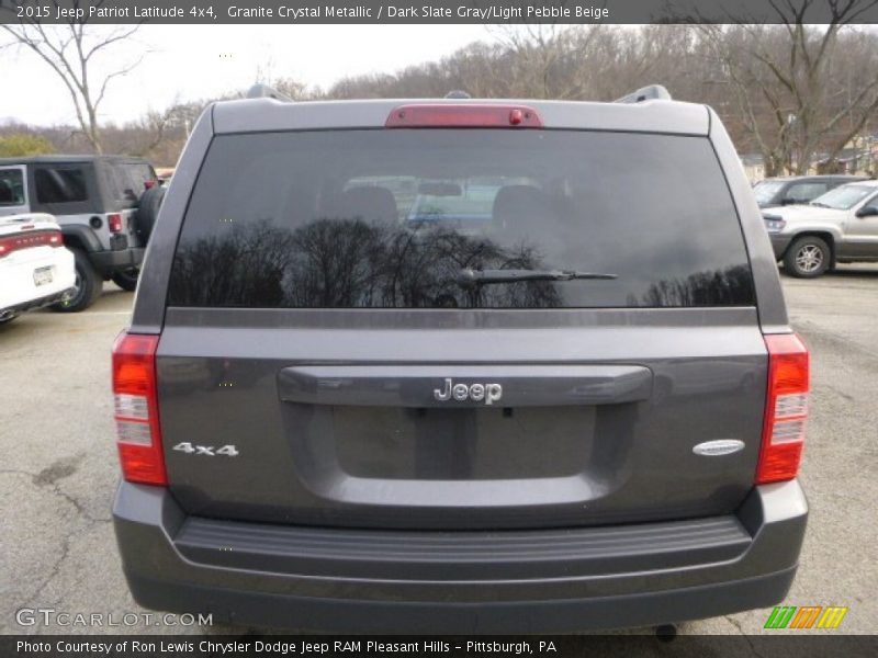 Granite Crystal Metallic / Dark Slate Gray/Light Pebble Beige 2015 Jeep Patriot Latitude 4x4