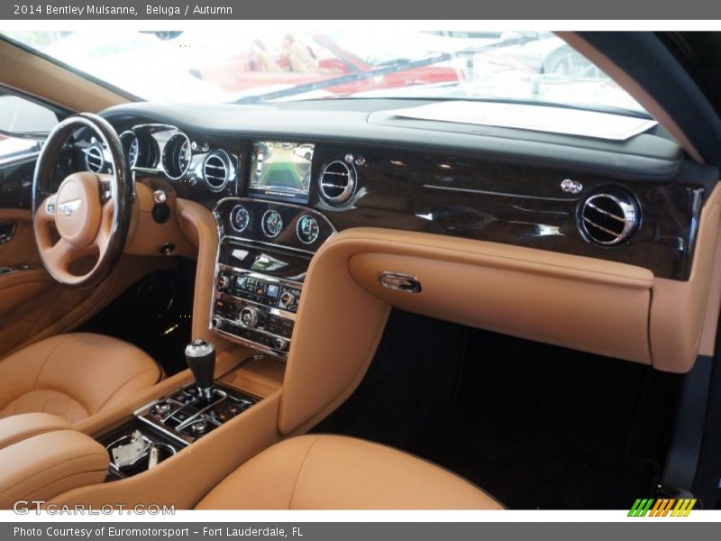 Dashboard of 2014 Mulsanne 