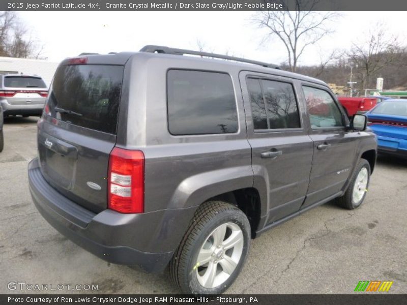 Granite Crystal Metallic / Dark Slate Gray/Light Pebble Beige 2015 Jeep Patriot Latitude 4x4