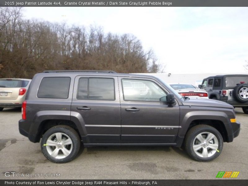 Granite Crystal Metallic / Dark Slate Gray/Light Pebble Beige 2015 Jeep Patriot Latitude 4x4