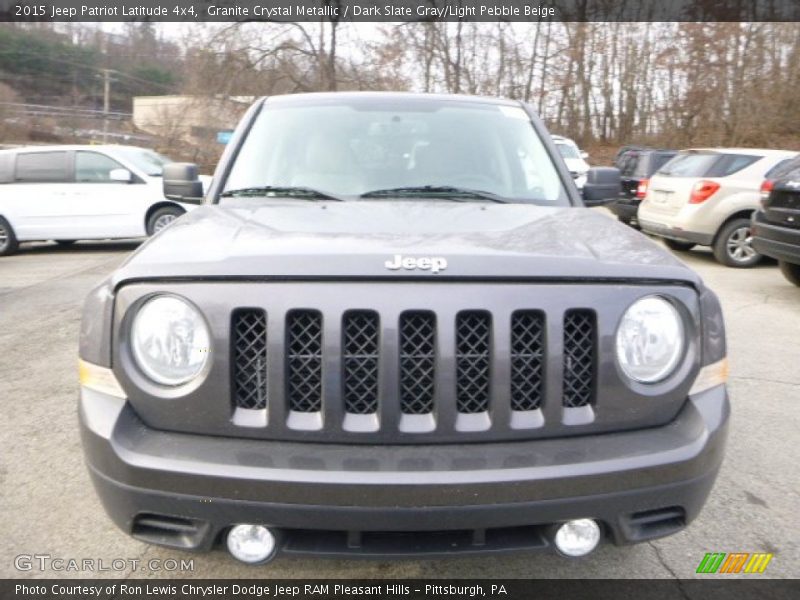 Granite Crystal Metallic / Dark Slate Gray/Light Pebble Beige 2015 Jeep Patriot Latitude 4x4