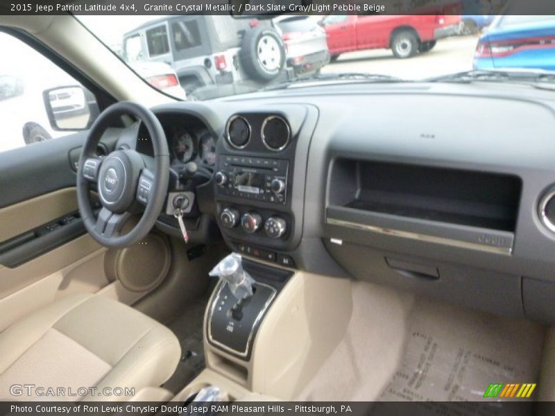 Granite Crystal Metallic / Dark Slate Gray/Light Pebble Beige 2015 Jeep Patriot Latitude 4x4