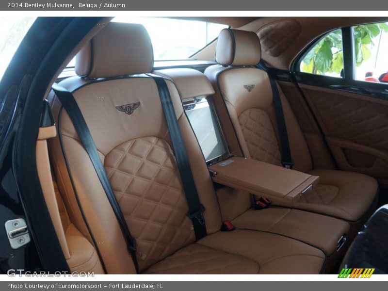 Rear Seat of 2014 Mulsanne 