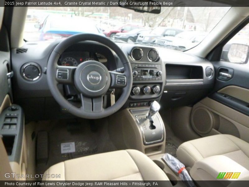 Granite Crystal Metallic / Dark Slate Gray/Light Pebble Beige 2015 Jeep Patriot Latitude 4x4