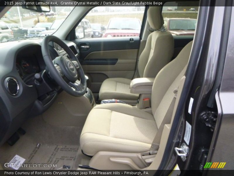 Granite Crystal Metallic / Dark Slate Gray/Light Pebble Beige 2015 Jeep Patriot Latitude 4x4
