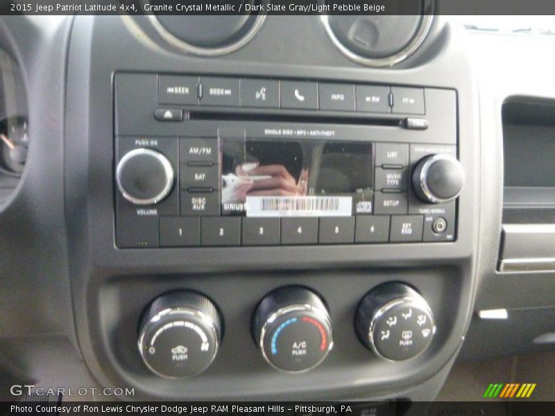 Granite Crystal Metallic / Dark Slate Gray/Light Pebble Beige 2015 Jeep Patriot Latitude 4x4