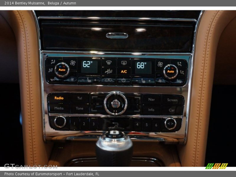 Controls of 2014 Mulsanne 