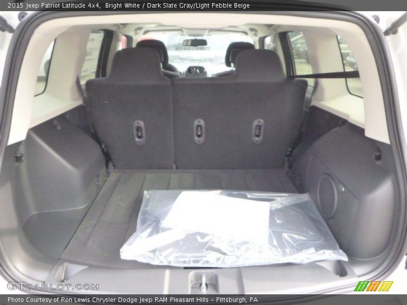Bright White / Dark Slate Gray/Light Pebble Beige 2015 Jeep Patriot Latitude 4x4