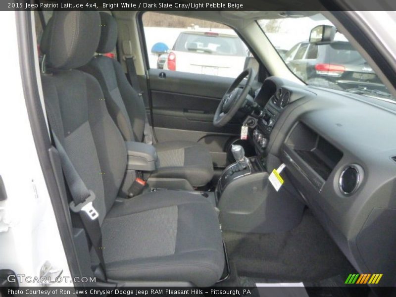 Bright White / Dark Slate Gray/Light Pebble Beige 2015 Jeep Patriot Latitude 4x4