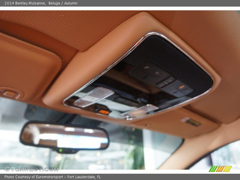Controls of 2014 Mulsanne 