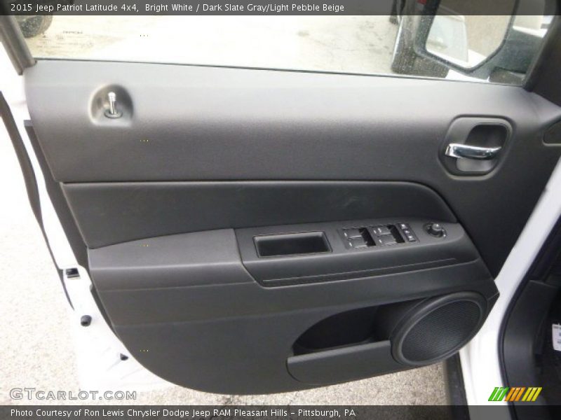 Bright White / Dark Slate Gray/Light Pebble Beige 2015 Jeep Patriot Latitude 4x4