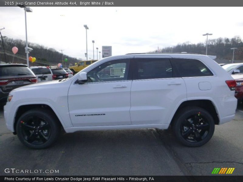 Bright White / Black 2015 Jeep Grand Cherokee Altitude 4x4