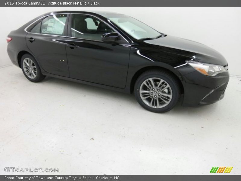 Attitude Black Metallic / Black 2015 Toyota Camry SE