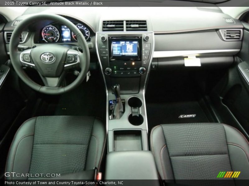 Attitude Black Metallic / Black 2015 Toyota Camry SE