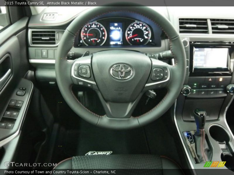 Attitude Black Metallic / Black 2015 Toyota Camry SE