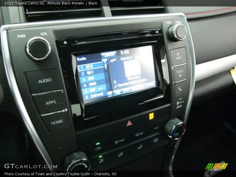 Attitude Black Metallic / Black 2015 Toyota Camry SE