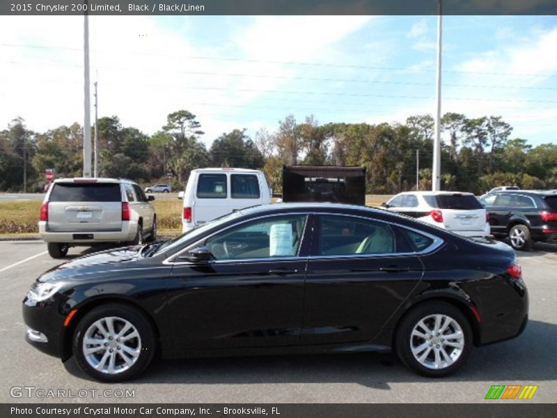 Black / Black/Linen 2015 Chrysler 200 Limited