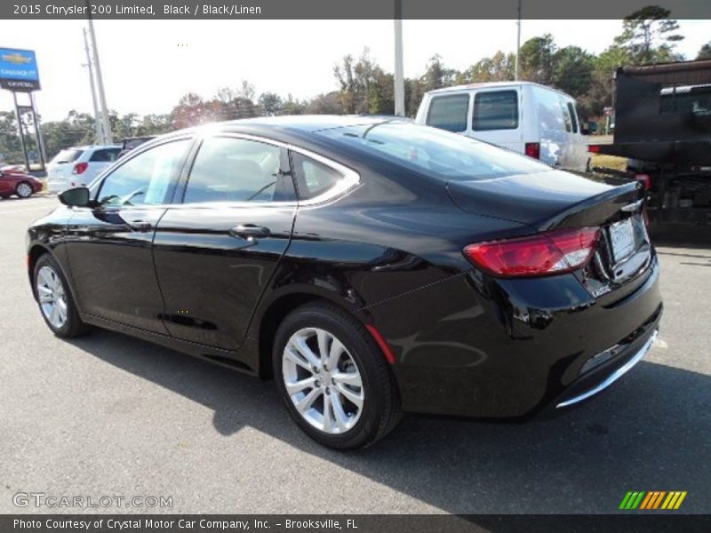 Black / Black/Linen 2015 Chrysler 200 Limited