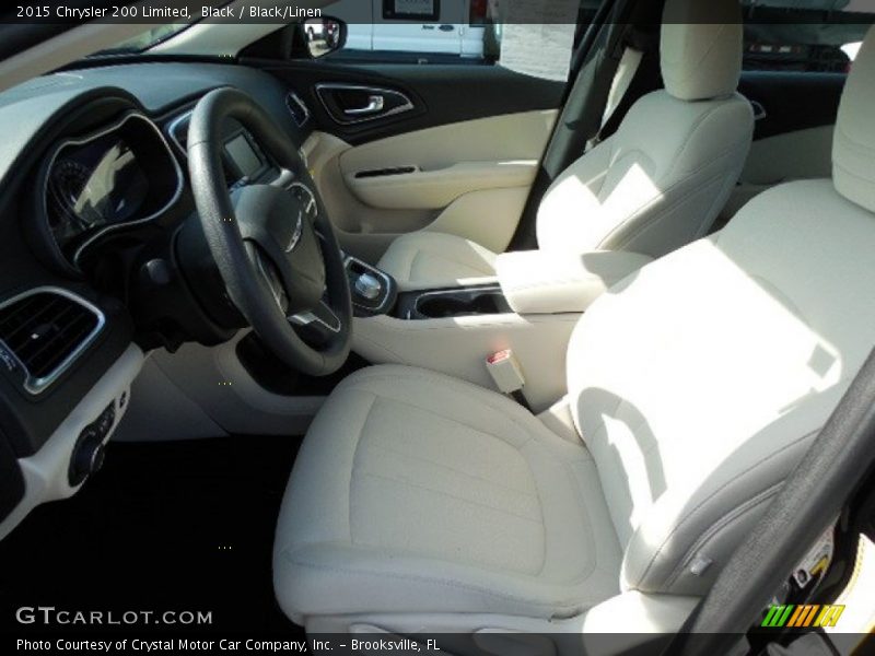 Black / Black/Linen 2015 Chrysler 200 Limited