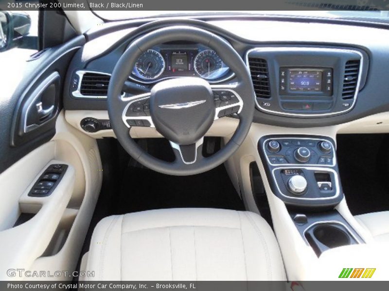 Black / Black/Linen 2015 Chrysler 200 Limited