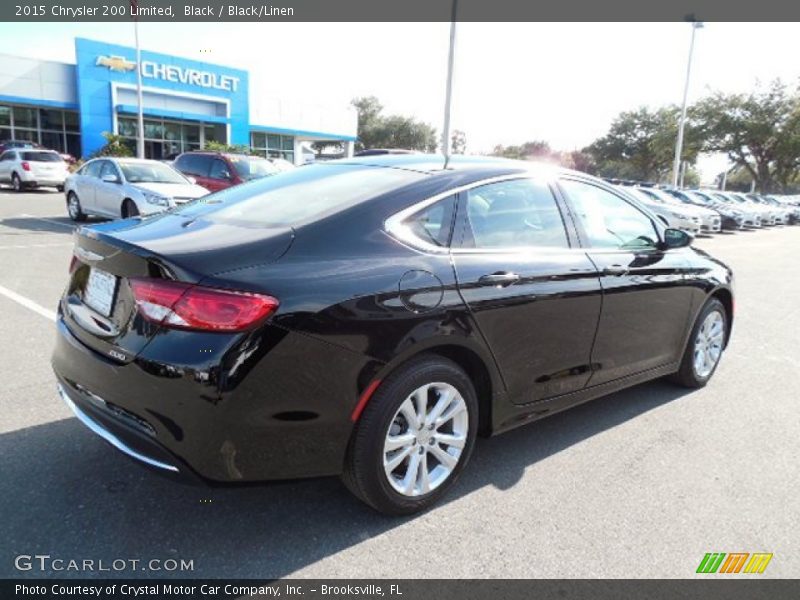 Black / Black/Linen 2015 Chrysler 200 Limited