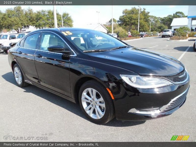 Black / Black/Linen 2015 Chrysler 200 Limited