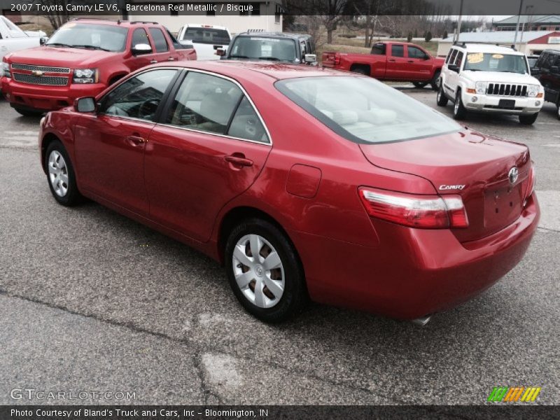 Barcelona Red Metallic / Bisque 2007 Toyota Camry LE V6