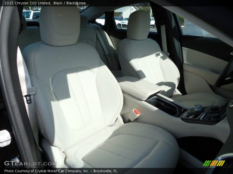 Black / Black/Linen 2015 Chrysler 200 Limited