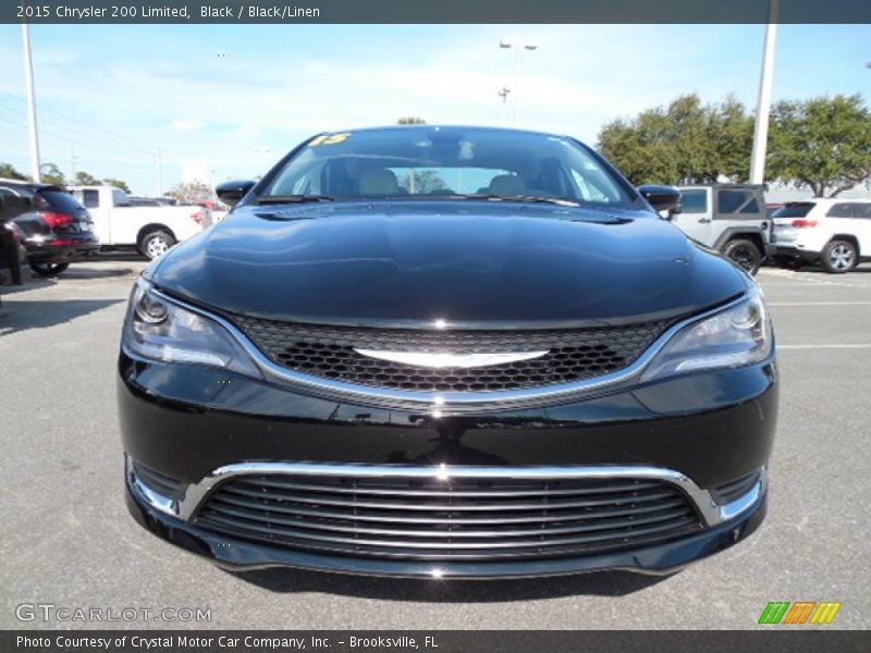 Black / Black/Linen 2015 Chrysler 200 Limited
