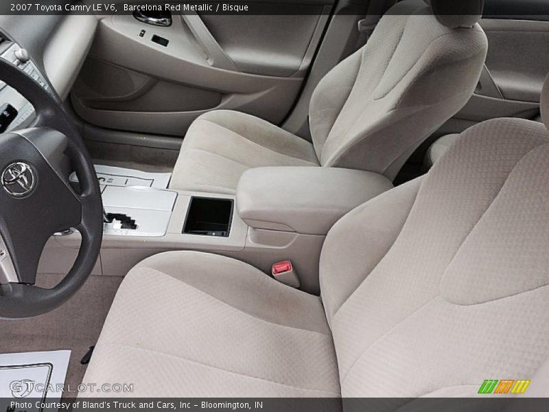 Front Seat of 2007 Camry LE V6