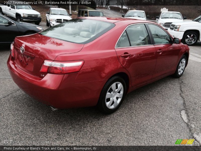 Barcelona Red Metallic / Bisque 2007 Toyota Camry LE V6